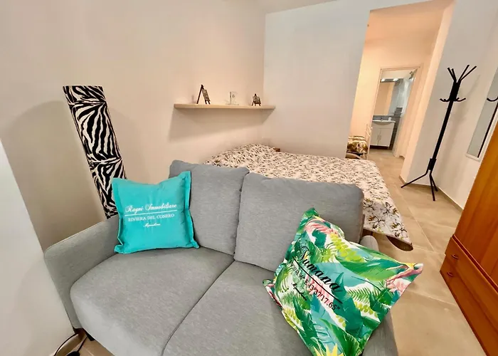 Lejlighed Mono Limone Sx Con Corte, Posto Auto Ed Aria Condizionata Vicino Al Mare *